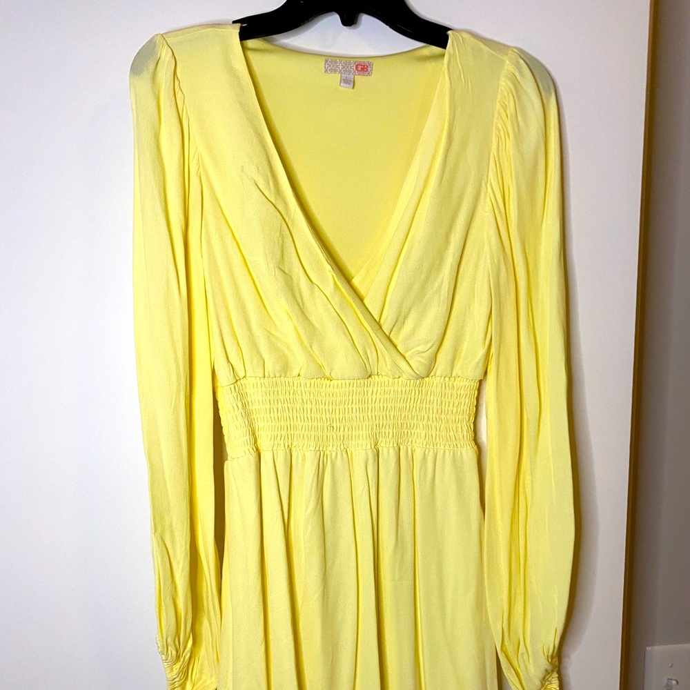 Gianni Bini Pastel Yellow Dress